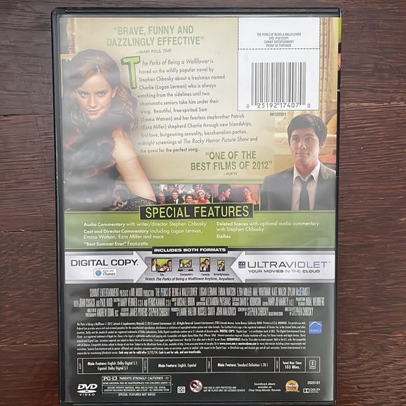 The Perks of Being a Wallflower DVD - Picture 3 of 9